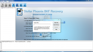 Download Stellar Phoenix BKF Recovery