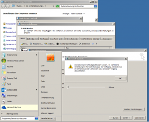Fehler Outlook 20013 mit Exchange 2007