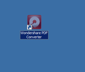 Starten Sie nun den Wondershare PDF Konverter von Ihren Destkop aus.
