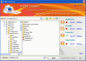 Download A-PDF Creator