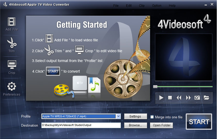 Download 4Videosoft Apple TV Video Converter
