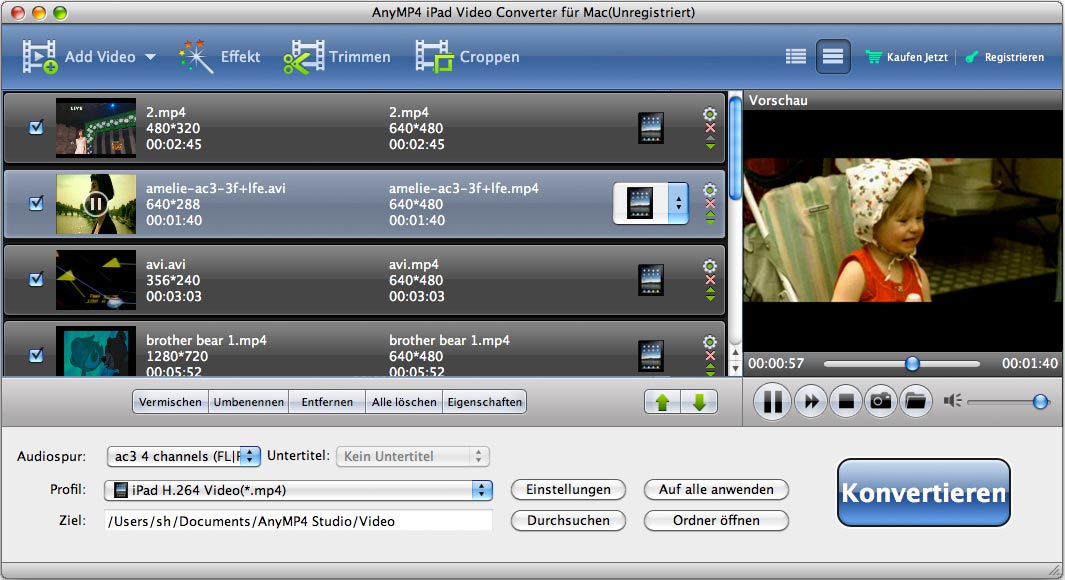Download AnyMP4 iPad Video Converter