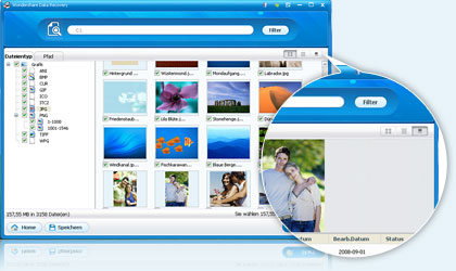 Datarecovery Tools von Wondershare