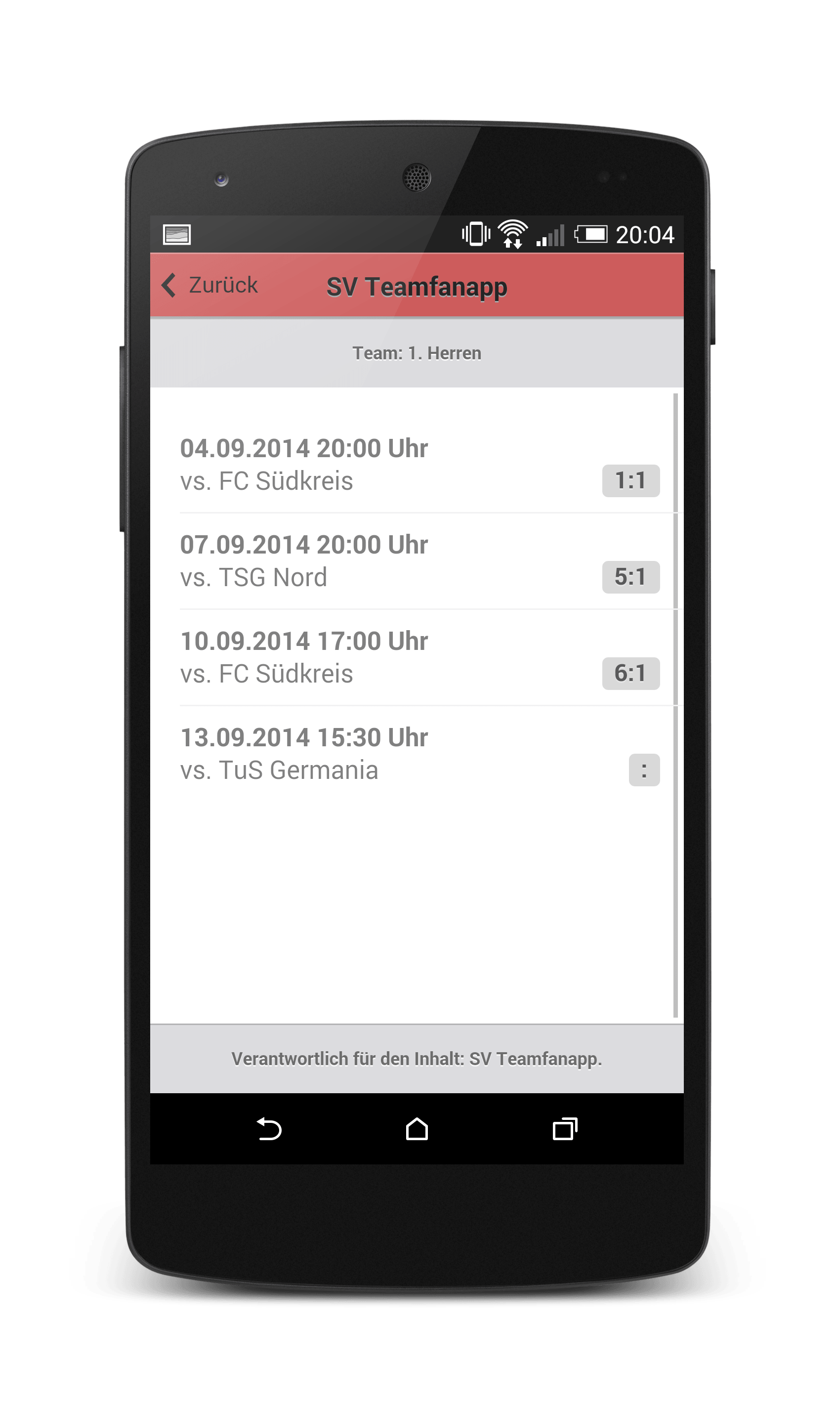 App: Teamfanapp – Die App für deinen Verein