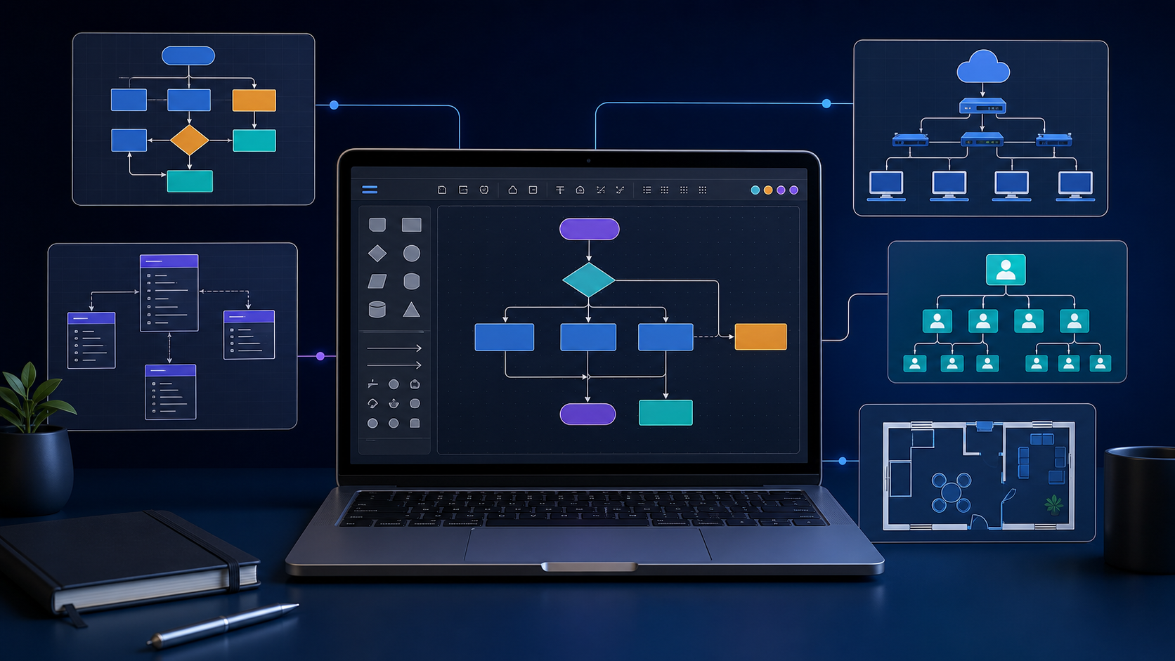 Wondershare EdrawMax: Diagramme, Netzpläne und Prozesse visualisieren